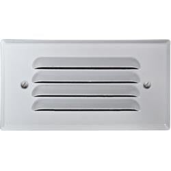 Picture of Dabmar Lighting LV613-W Brass Recessed Brick, Step & Wall Light, White - 3 x 5.63 x 2.88 in.