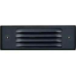 Picture of Dabmar Lighting LV615-B Brass Recessed Brick, Step & Wall Light, Black - 3 x 9.38 x 2.63 in.