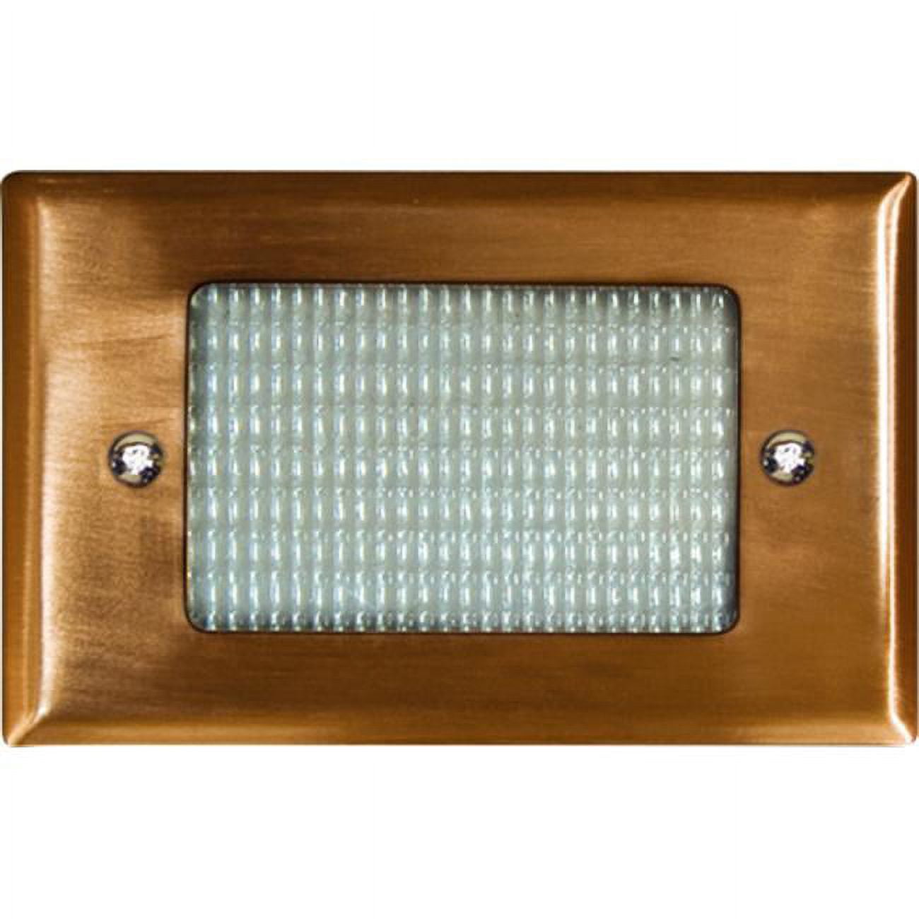 Picture of Dabmar Lighting LV618-CP Copper Recessed Open Face Brick, Step & Wall Light, Copper - 1.95 x 4.83 x 3.10 in.