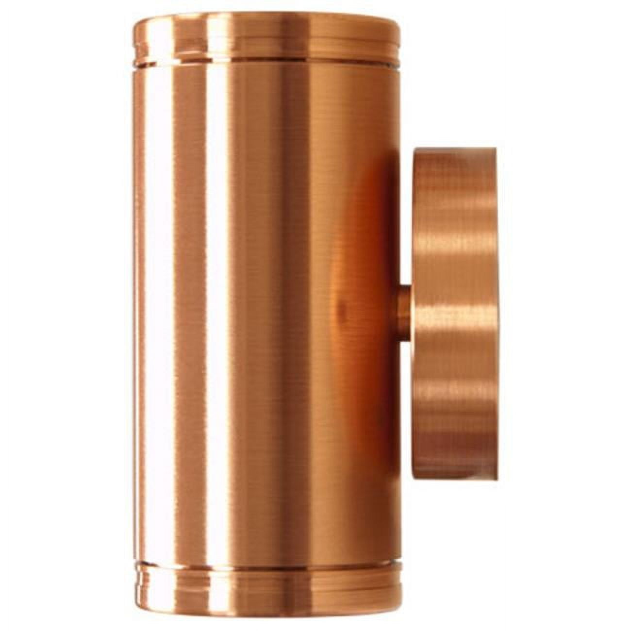 Picture of Dabmar Lighting LV65-CP Copper Surface Mount Up-Down, Brick, Step, Wall & Deck Light, Copper - 5.38 x 3.01 x 3.34 in.