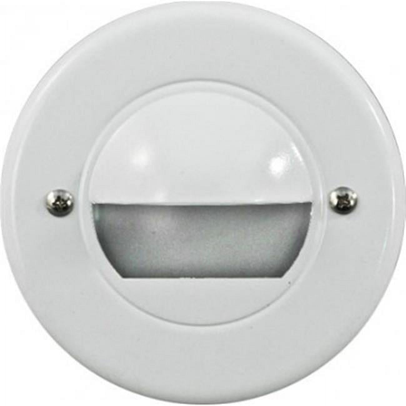 Picture of Dabmar Lighting LV702-W Cast Aluminum Recessed Open Face Brick, Step & Wall Light, White - 4.75 x 4.75 x 2.69 in.