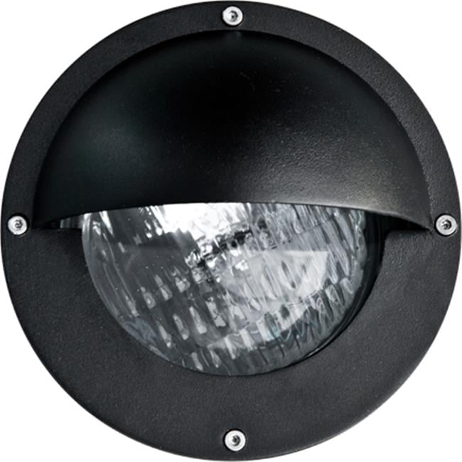 Picture of Dabmar Lighting LV609-B Cast Aluminum Recessed Brick, Step & Wall Light with Eyelid, Black - 6.06 x 6.06 x 6.25 in.