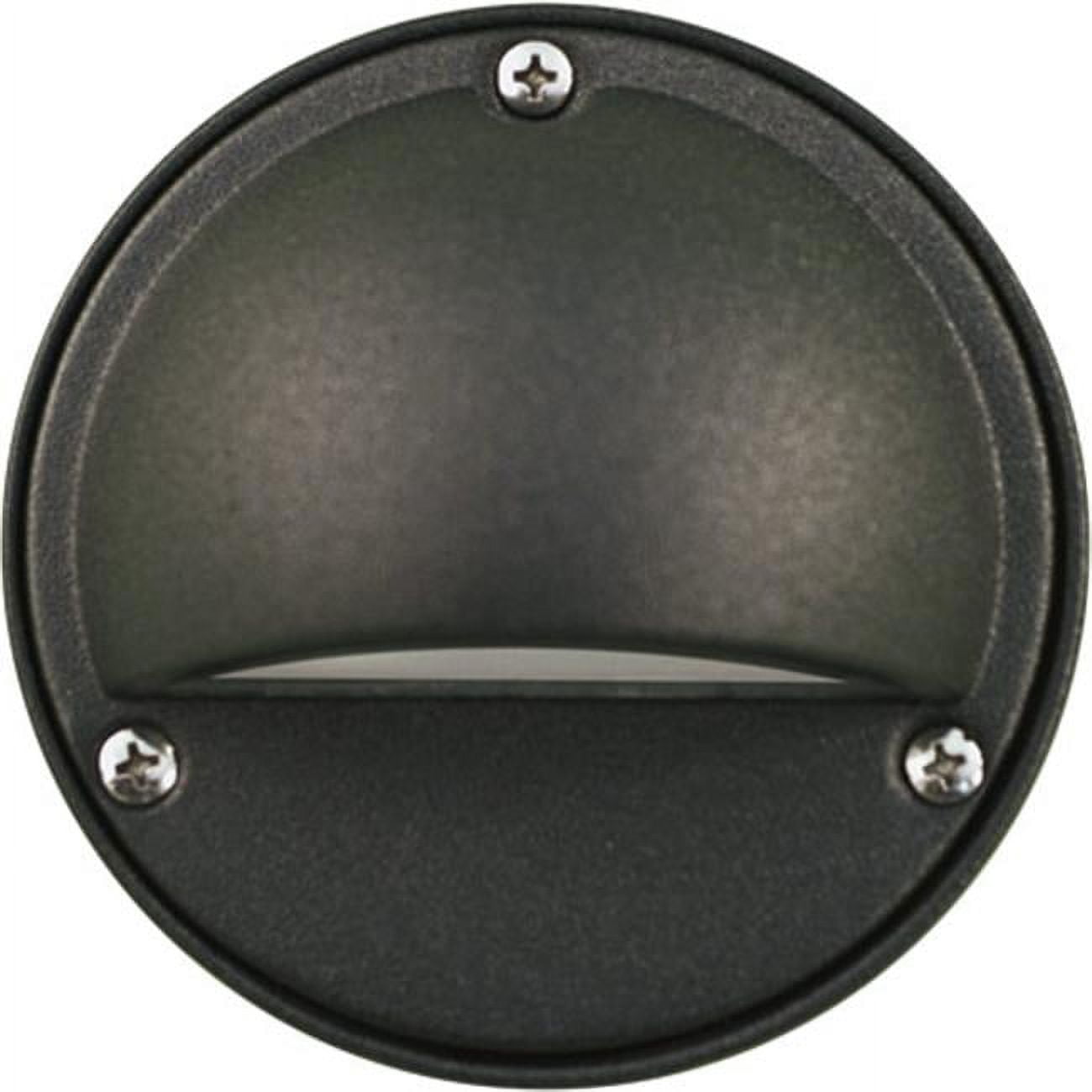Picture of Dabmar Lighting LV605-B Cast Aluminum Surface Mount Hooded Brick, Step, Wall & Deck Light, Black - 4.30 x 4.30 x 2.30 in.