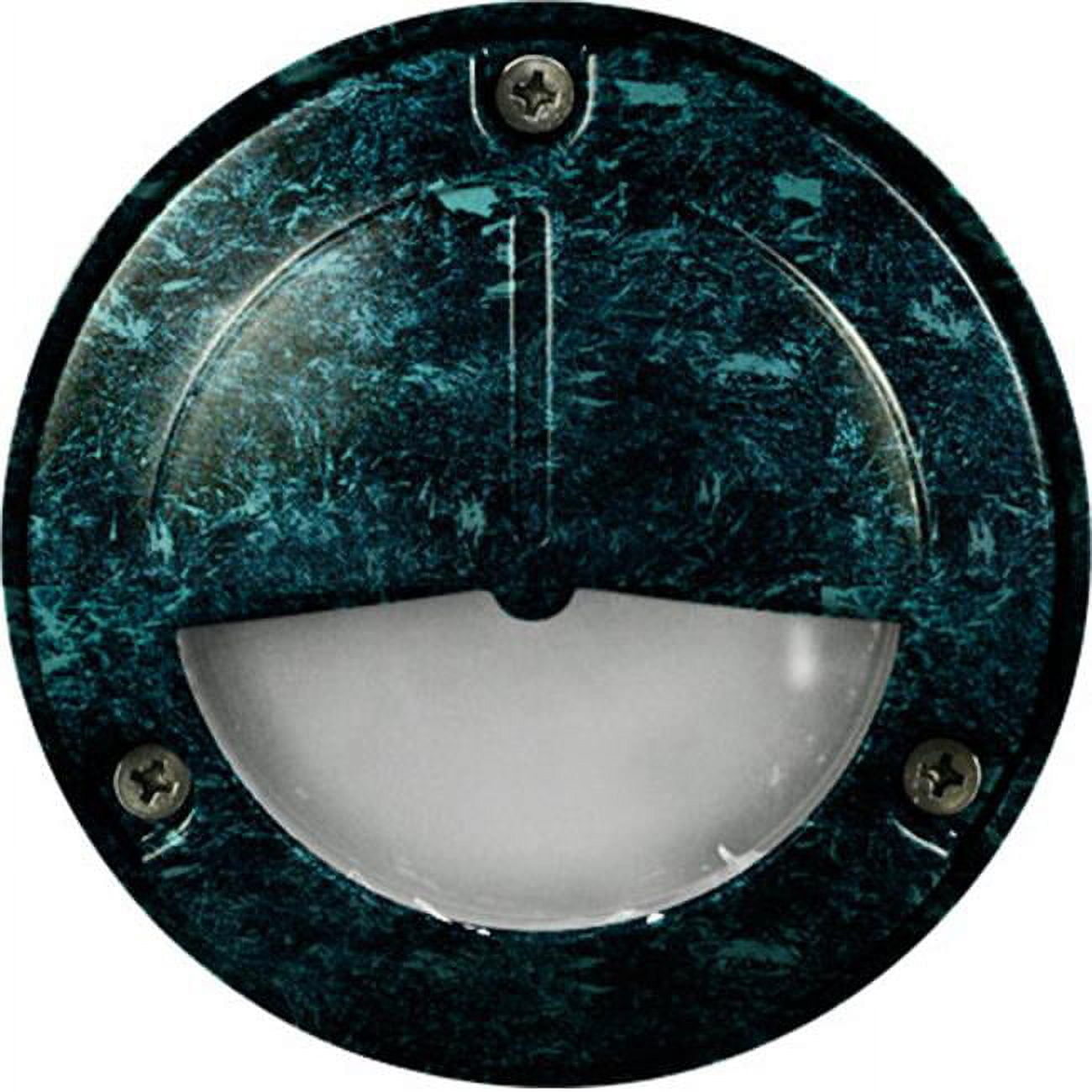 LV707-VG Cast Aluminum Surface Mount Brick, Step, Wall & Deck Light, Verde Green - 3.96 x 3.96 x 1.60 in.