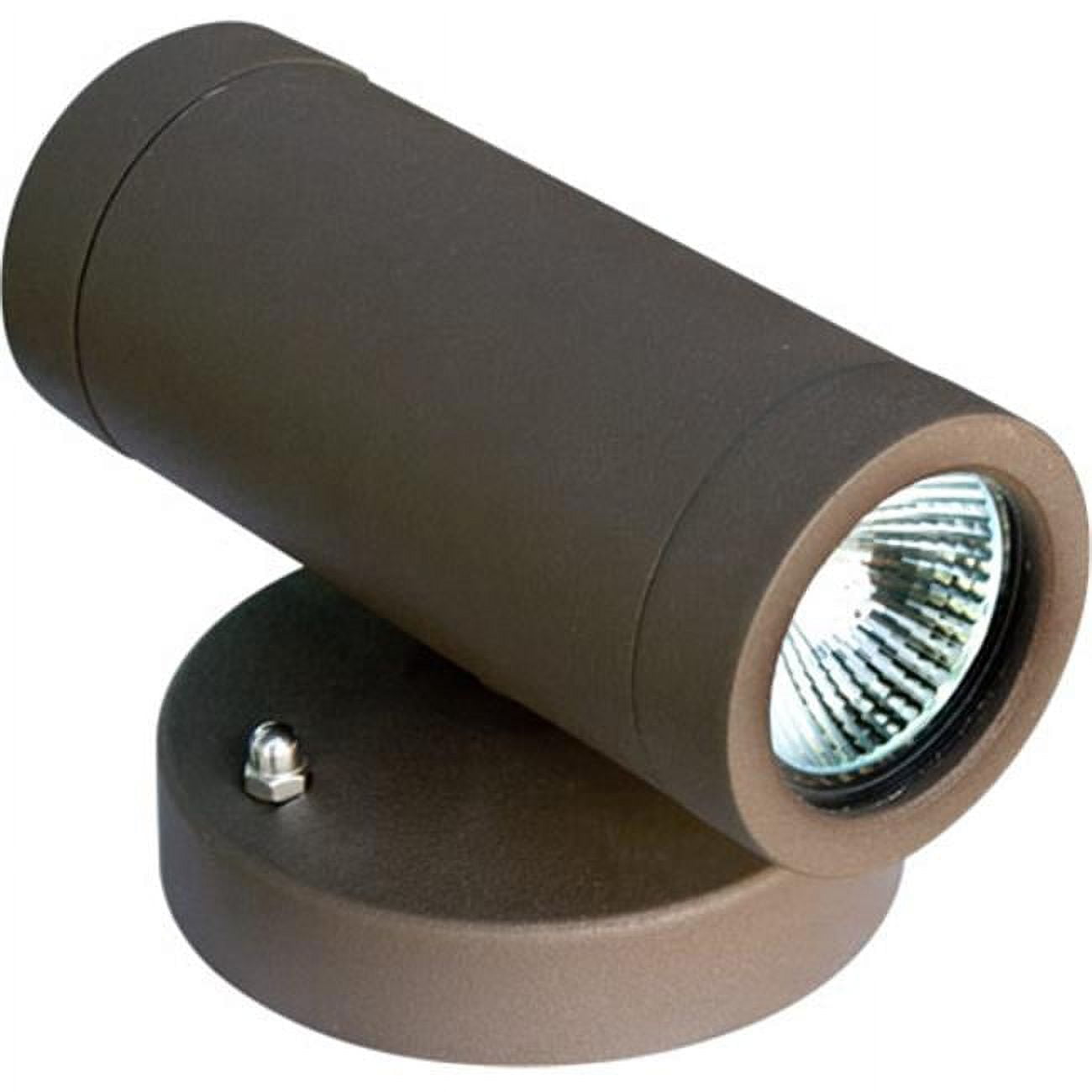 Picture of Dabmar Lighting LV49-BZ Cast Aluminum Surface Mount Up-Down, Brick, Step, Wall & Deck Light, Bronze - 5.44 x 4 x 4 in.