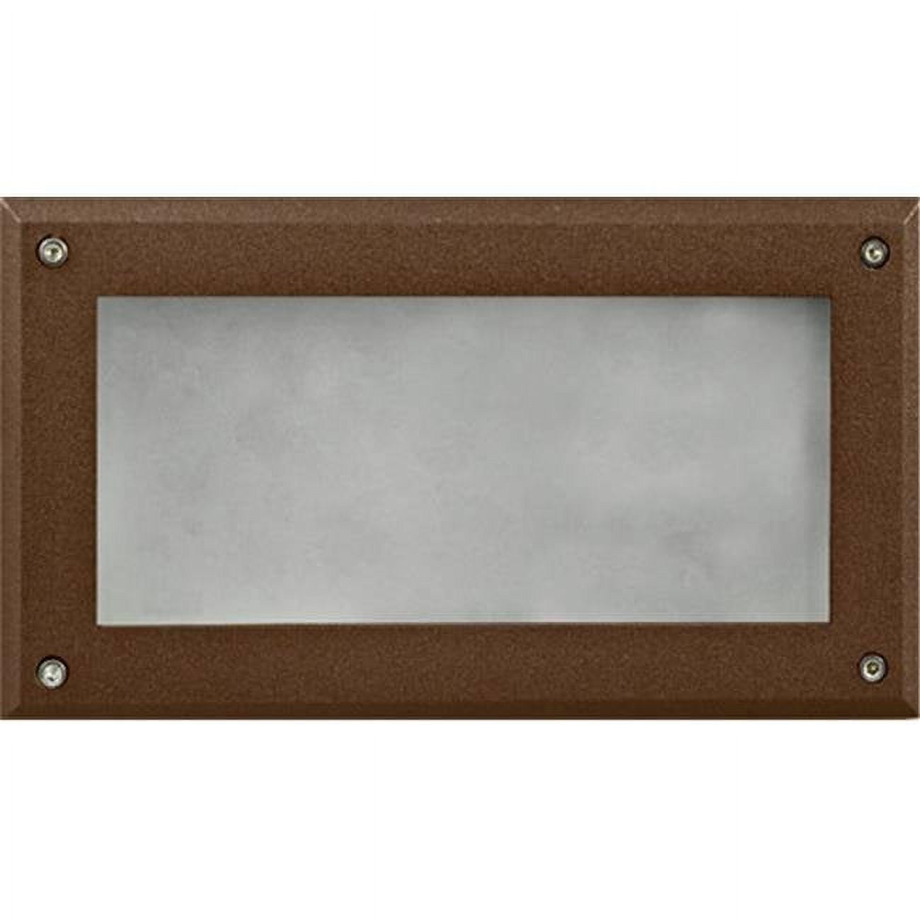 Picture of Dabmar Lighting DSL1001-BZ Recessed Open Face Brick, Step & Wall Light, Bronze - 5 x 8.90 x 3.15 in.