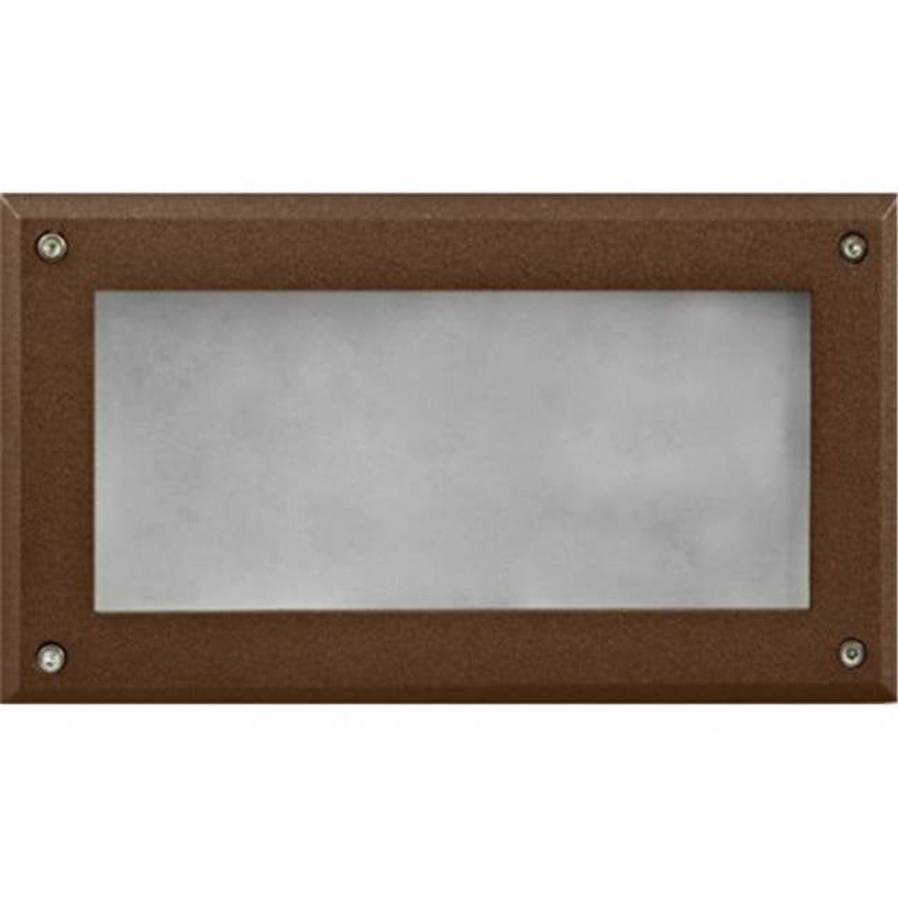 Picture of Dabmar Lighting DSL1013-BZ Recessed Open Face Brick, Step & Wall Light, Bronze - 5 x 8.90 x 3.15 in.