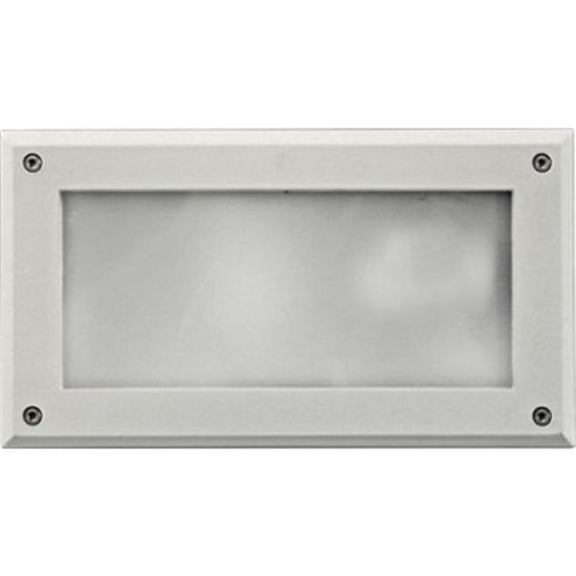 Picture of Dabmar Lighting DSL1013-W Recessed Open Face Brick, Step & Wall Light, White - 5 x 8.90 x 3.15 in.