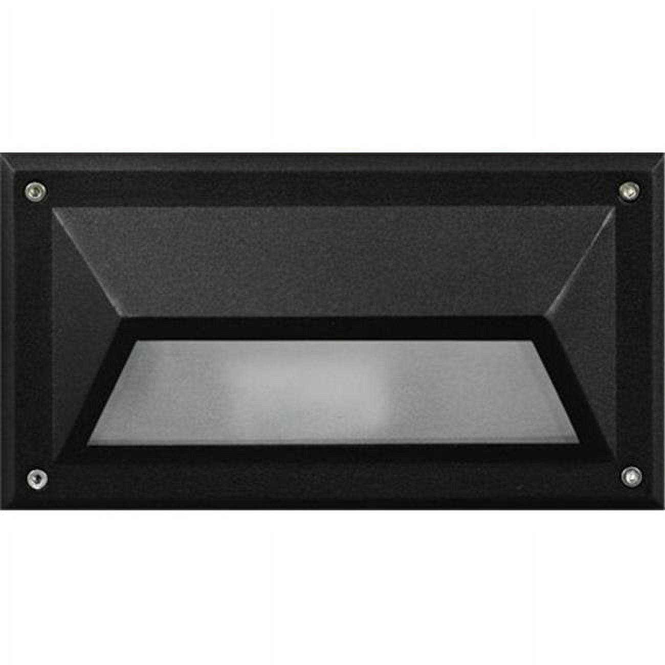Picture of Dabmar Lighting DSL1002-B Recessed Hooded Brick, Step & Wall Light, Black - 5 x 8.90 x 3.75 in.