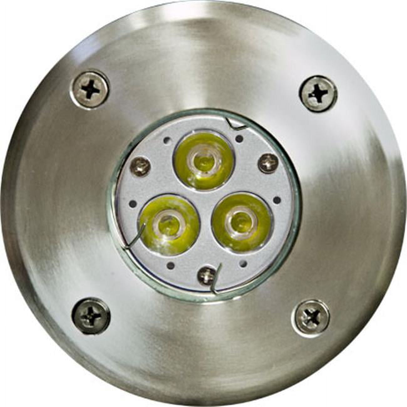 Picture of Dabmar Lighting LV314-LED3-SS Stainless Steel LED In-Ground Well Light, Stainless Steel - 5.97 x 4.36 x 4.36 in.