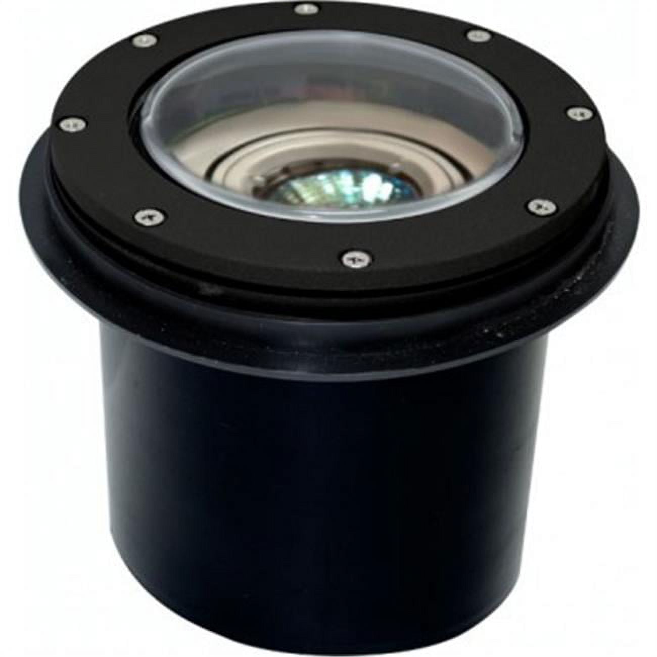 Picture of Dabmar Lighting LV306-LED3-B-MR Cast Aluminum LED In-Ground Well Light with PVC Sleeve, Black - 6.50 x 7.75 x 7.75 in.