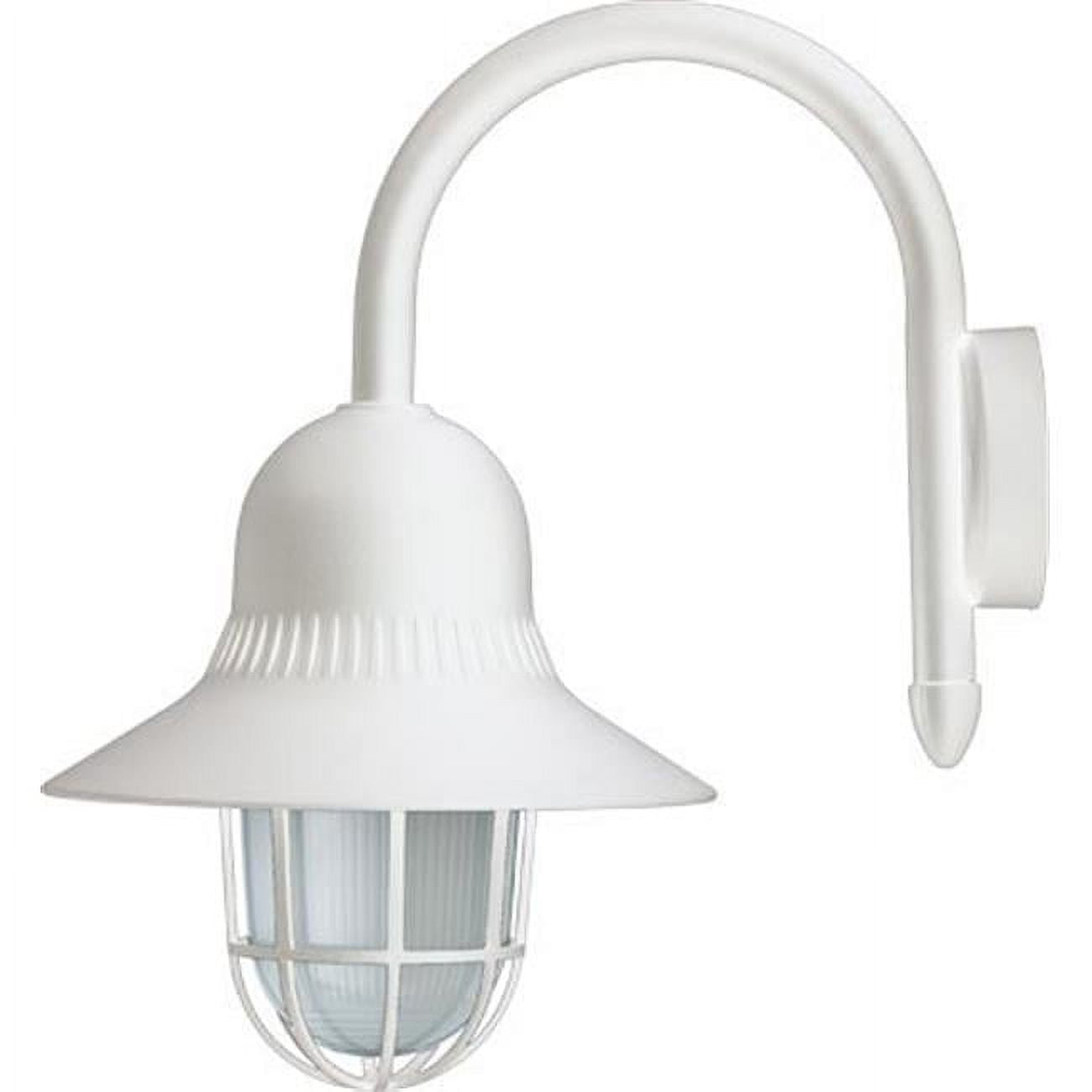 GM997-W Powder Coated Cast Aluminum Wall Light Fixture, White - 17.25 x 10.38 x 16 in.