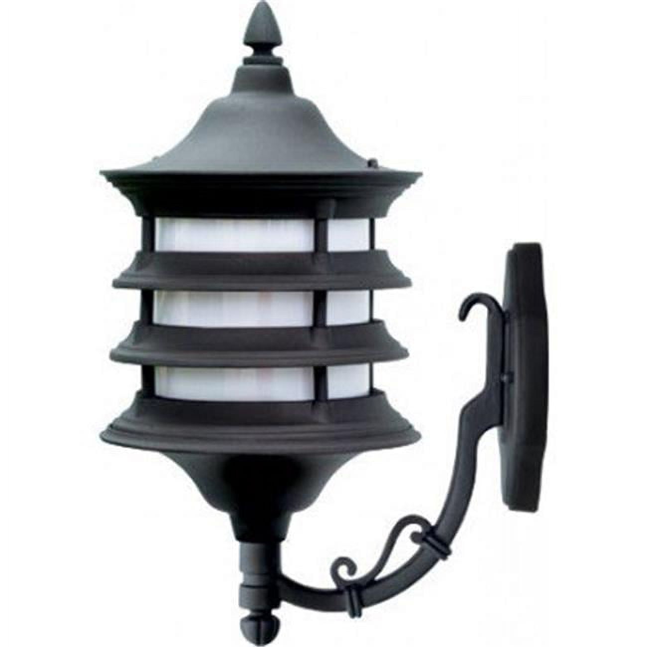 Picture of Dabmar Lighting GM185-B Powder Coated Cast Aluminum Wall Light Fixture, Black - 18.50 x 9.25 x 12.81 in.