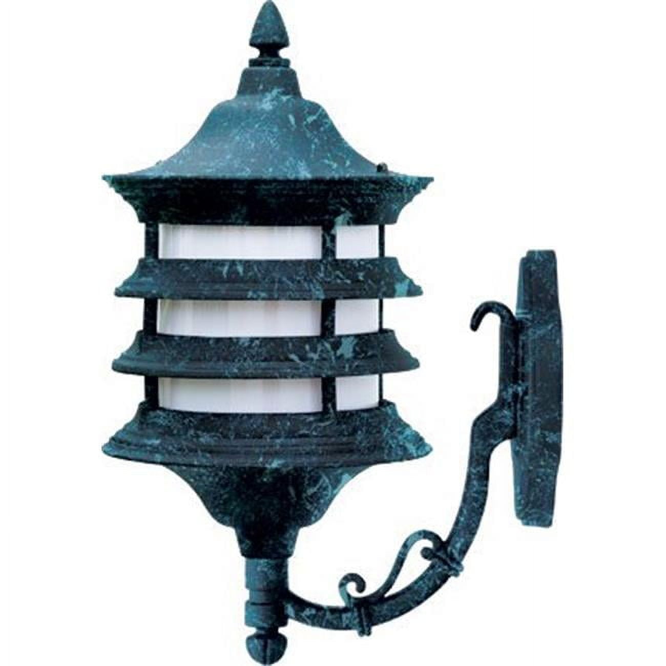 Picture of Dabmar Lighting GM185-VG Powder Coated Cast Aluminum Wall Light Fixture, Verde Green - 18.50 x 9.25 x 12.81 in.