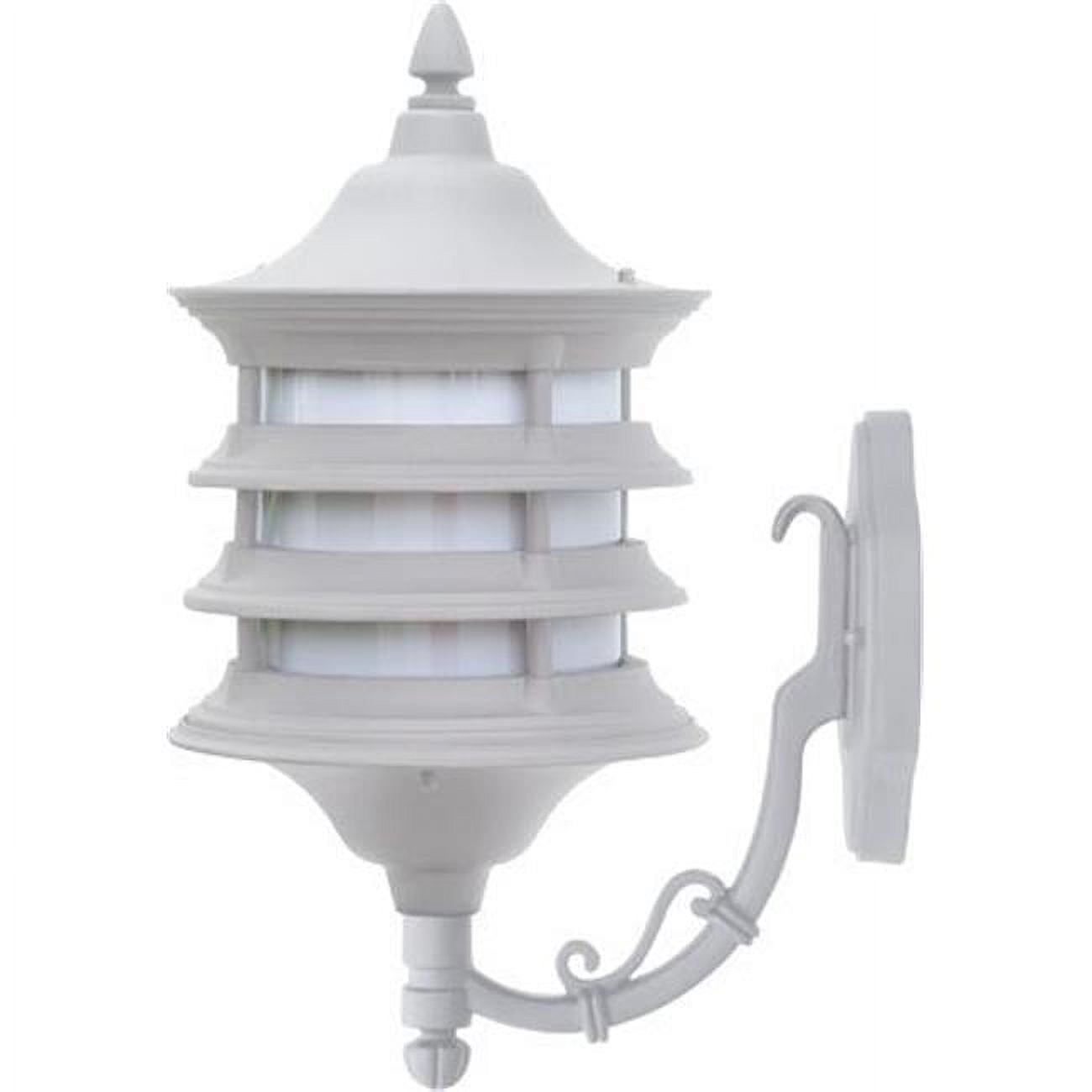 Picture of Dabmar Lighting GM185-W Powder Coated Cast Aluminum Wall Light Fixture, White - 18.50 x 9.25 x 12.81 in.