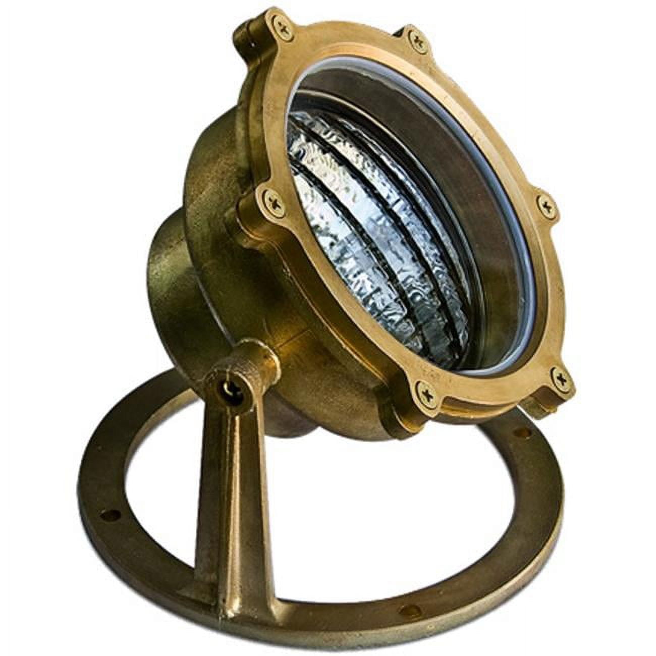 Solid Brass Pond & Fountain Underwater Light, Brass - 6 x 6.50 x 6.50 in.