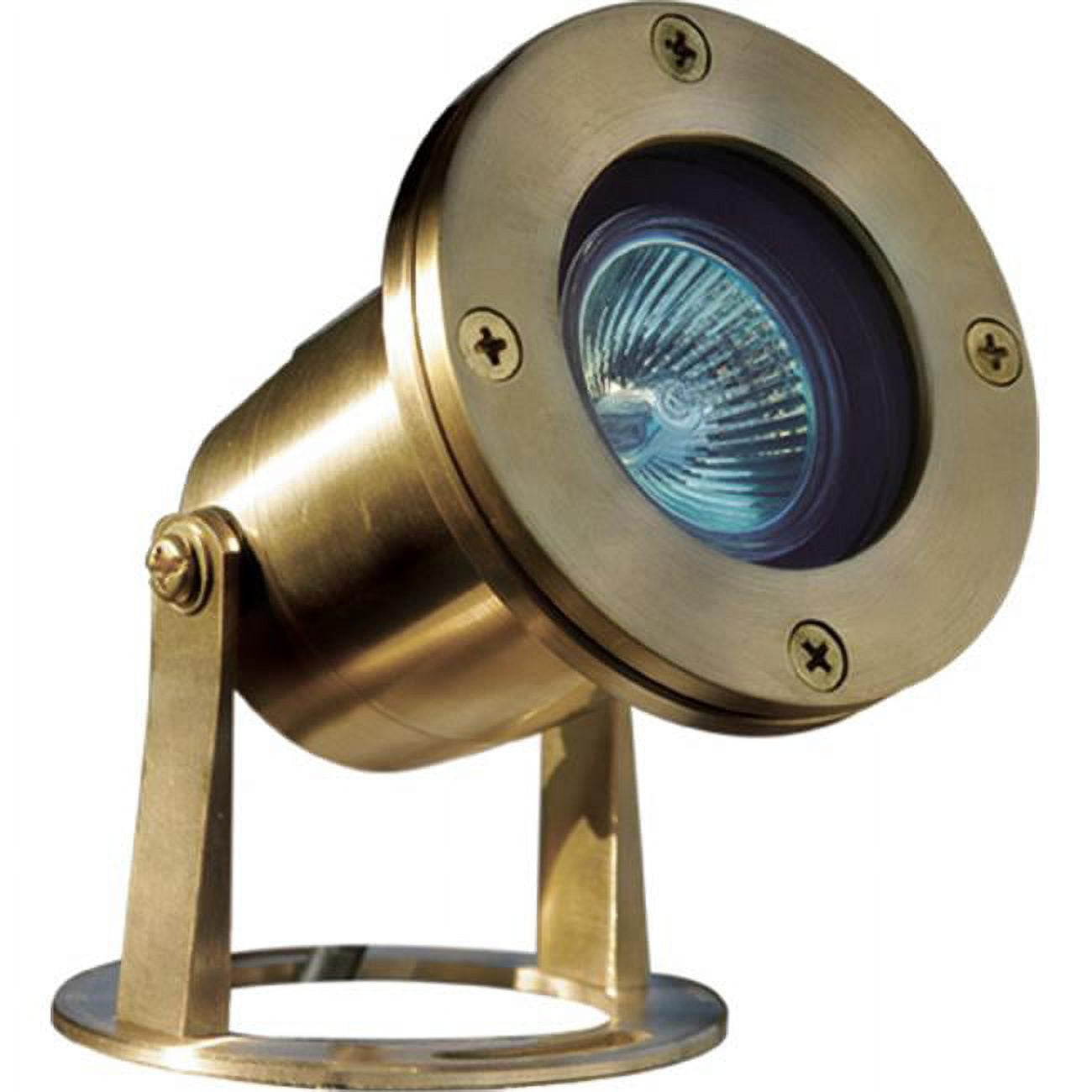 Solid Brass Pond & Fountain Underwater Light - Brass - 5.75 x 3.82 x 5.75 in.