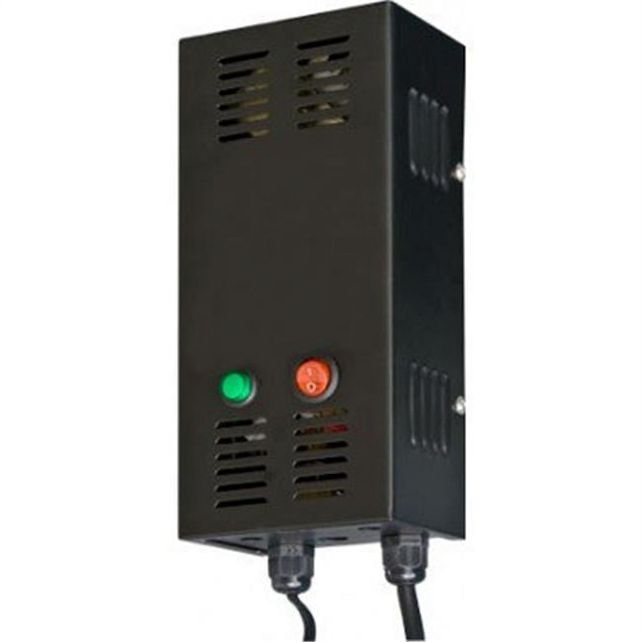 LED 25W Low Voltage Transformer with Power Cord for LV-LED55-M Applications - Black - 8.75 x 4.13 x 2.88 in.
