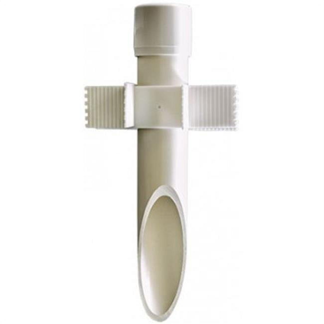 Picture of Dabmar Lighting LV-S6-W 2.5 x 1.5 in. PVC Ground Post Spike&#44; White - 17.75 x 8.50 x 3.14 in.