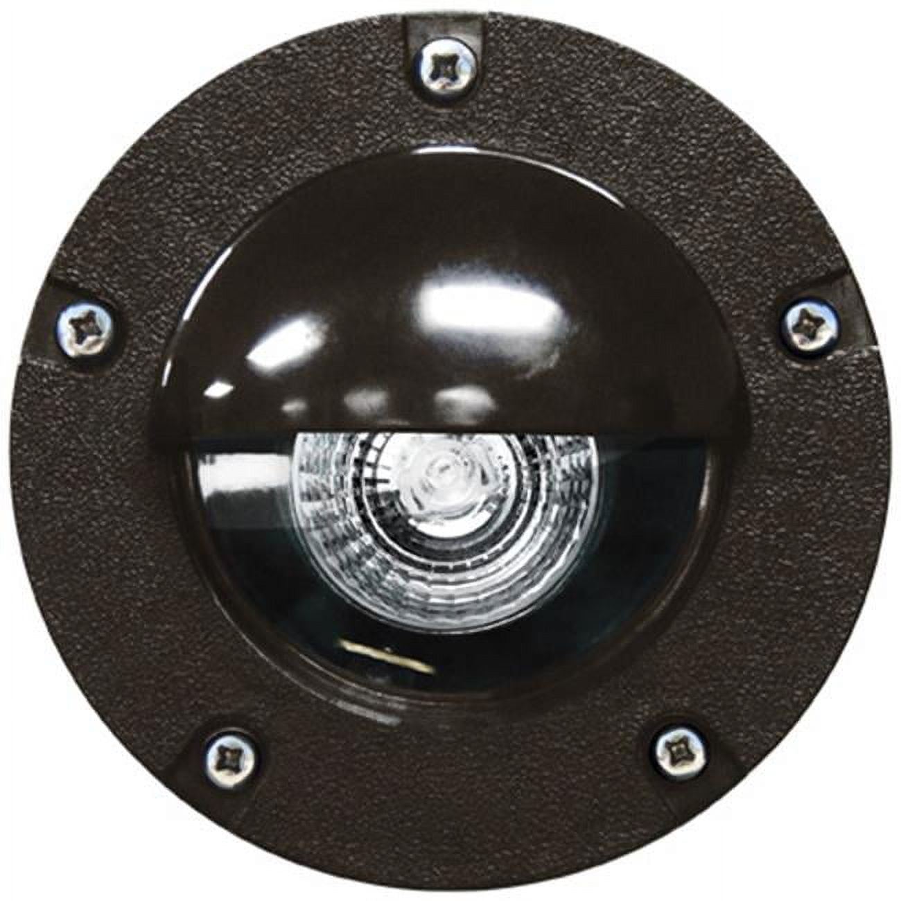 Picture of Dabmar Lighting LV344-BZ 35W 12V Polybutylene Terephthalate Adjustable In-Ground Well Light with Eyelid, Bronze