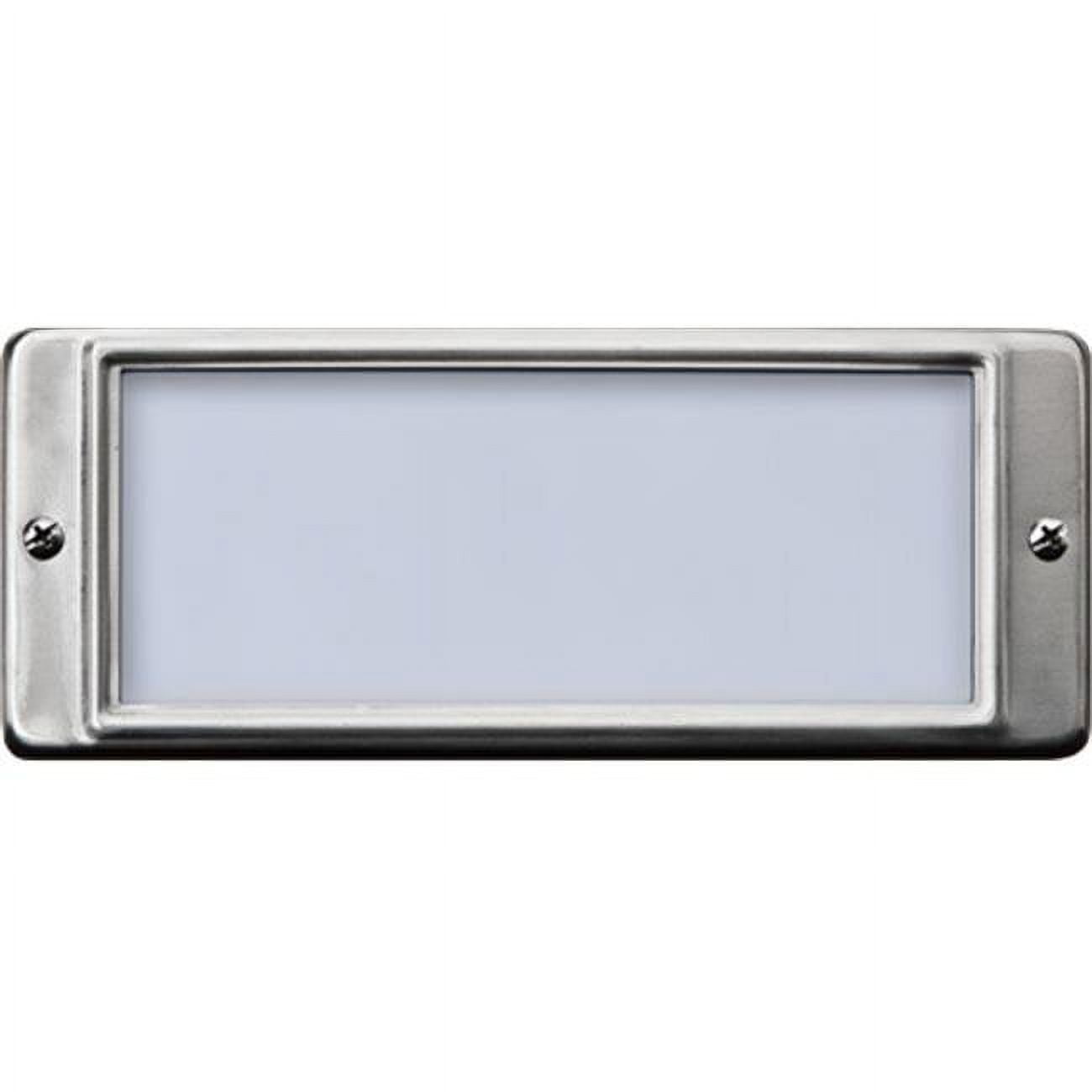 Picture of Dabmar Lighting LV602-SS304 2x 20W 12V Recessed Stainless Steel Open Face Brick Step Wall Light - JC Type Lamp, 304 Stainless Steel