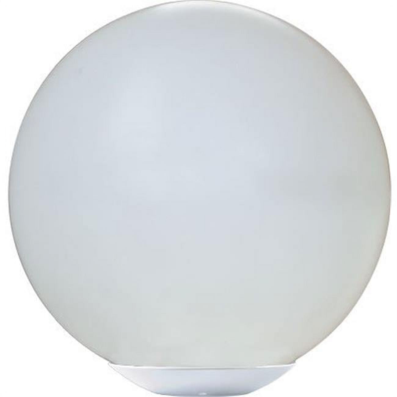 Picture of Dabmar Lighting D7000-W 60W 120V Powder Coated Cast Aluminum Post Top 13 in. Globe Light Fixture&#44; White