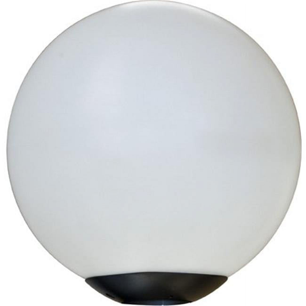 Picture of Dabmar Lighting D7100 13W 120V Powder Coated Cast Aluminum Post Top 13 in. Globe Light Fixture&#44; Black