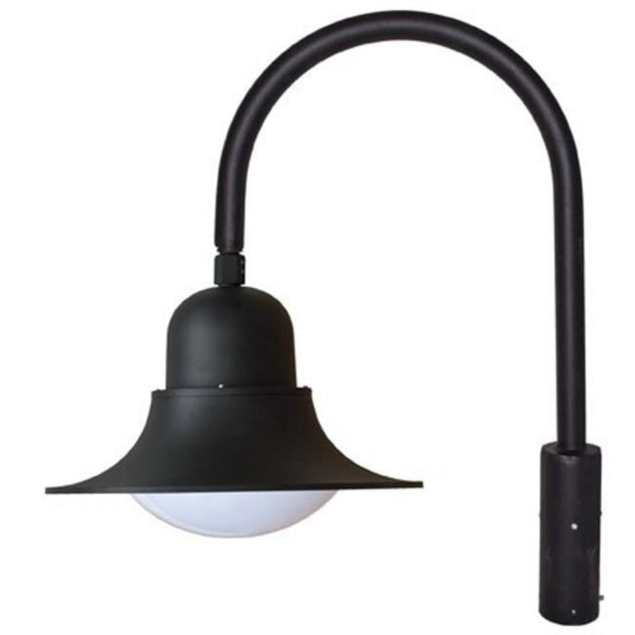 Picture of Dabmar Lighting GM612-B 35W 120V Powder Coated Cast Aluminum Post Top Light Fixture with High Pressure Sodium Lamp, Black - 35.50 x 22 x 30.92 in.