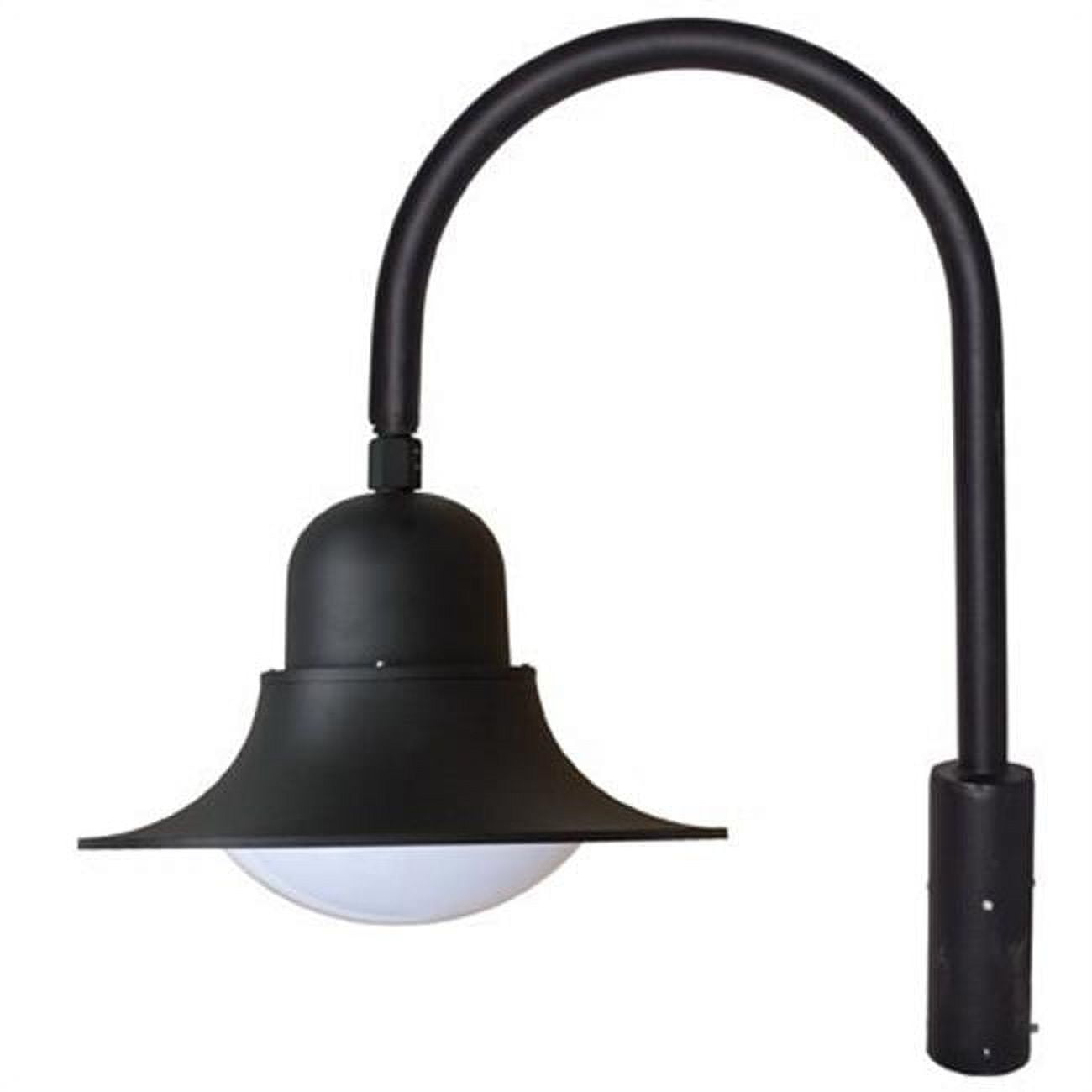 Picture of Dabmar Lighting GM614-B 70W 120V Powder Coated Cast Aluminum Post Top Light Fixture with High Pressure Sodium Lamp, Black - 35.50 x 22 x 30.92 in.