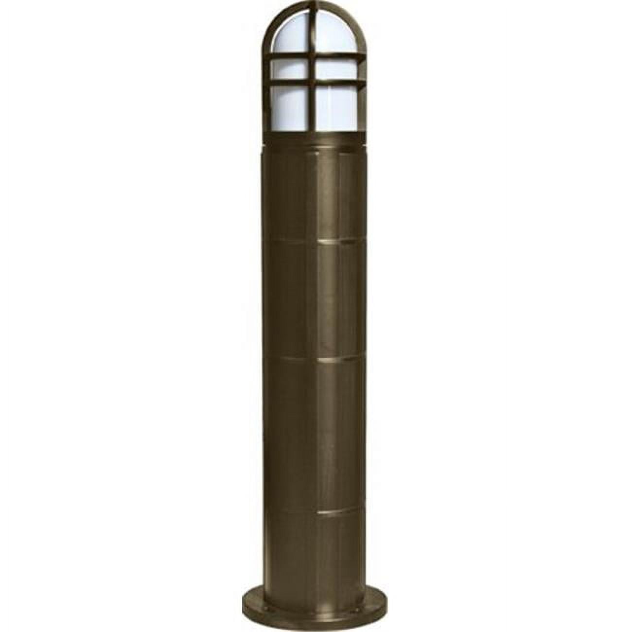 Picture of Dabmar Lighting D112-35-BZ 35W 120V Fiberglass Bollard with High Pressure Sodium Lamp&#44; Bronze - 42 x 10.25 x 10.25 in.