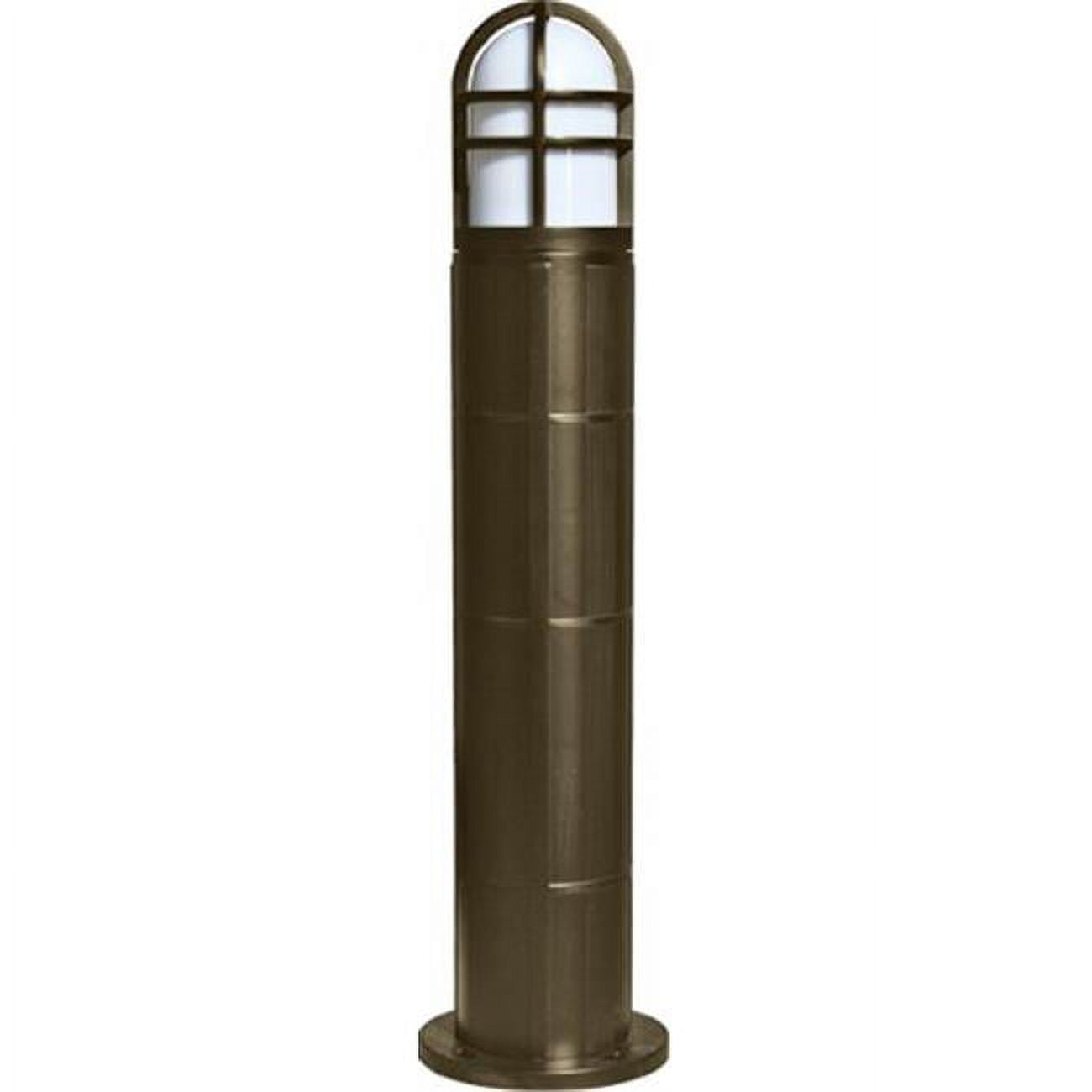 Picture of Dabmar Lighting D112-BZ 70W 120V Fiberglass Bollard with High Pressure Sodium Lamp&#44; Bronze - 42 x 10.25 x 10.25 in.