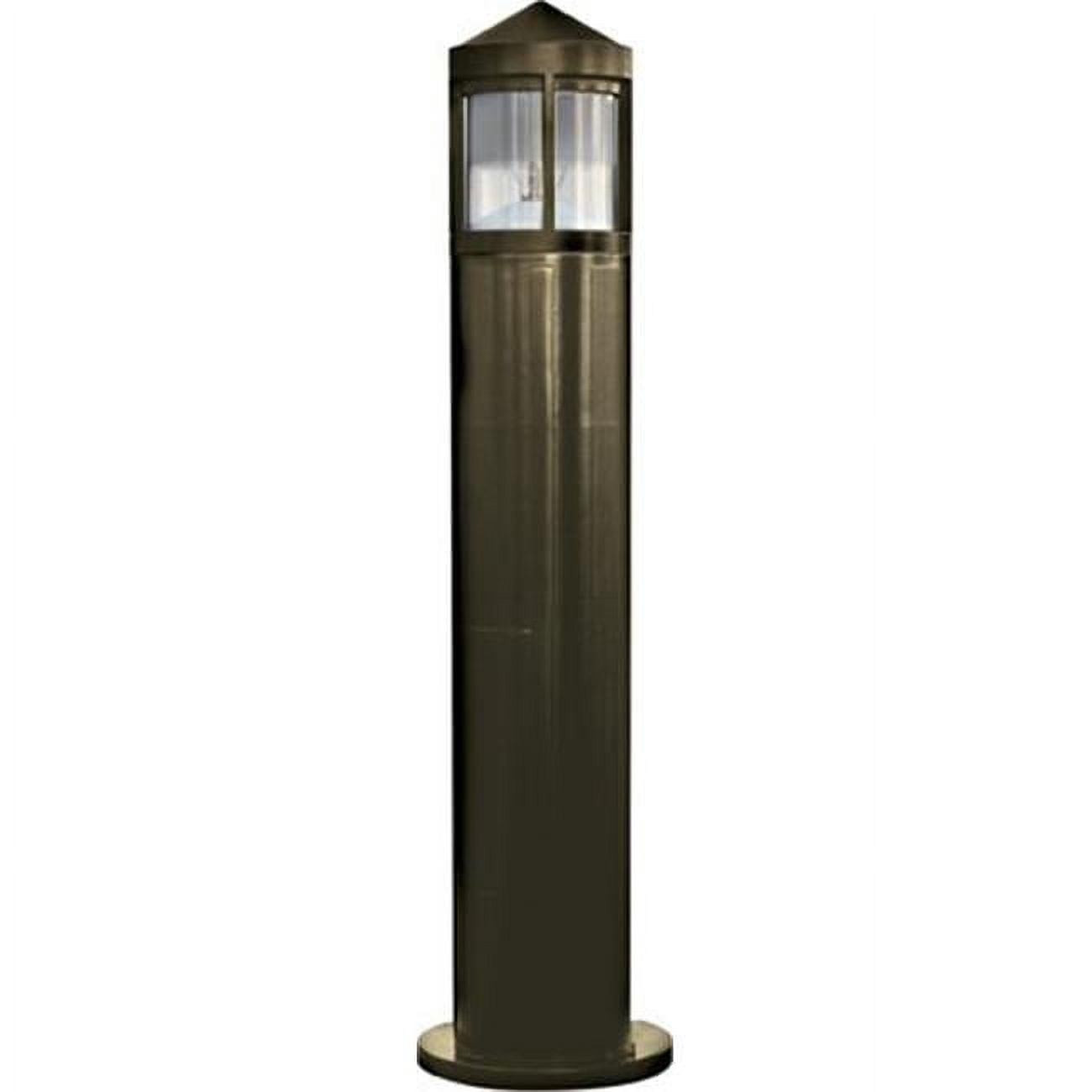 Picture of Dabmar Lighting D123-50-BZ-MT 50W Fiberglass Bollard with Metal Halide Lamp&#44; Bronze - 41.88 x 10.25 x 10.25 in.