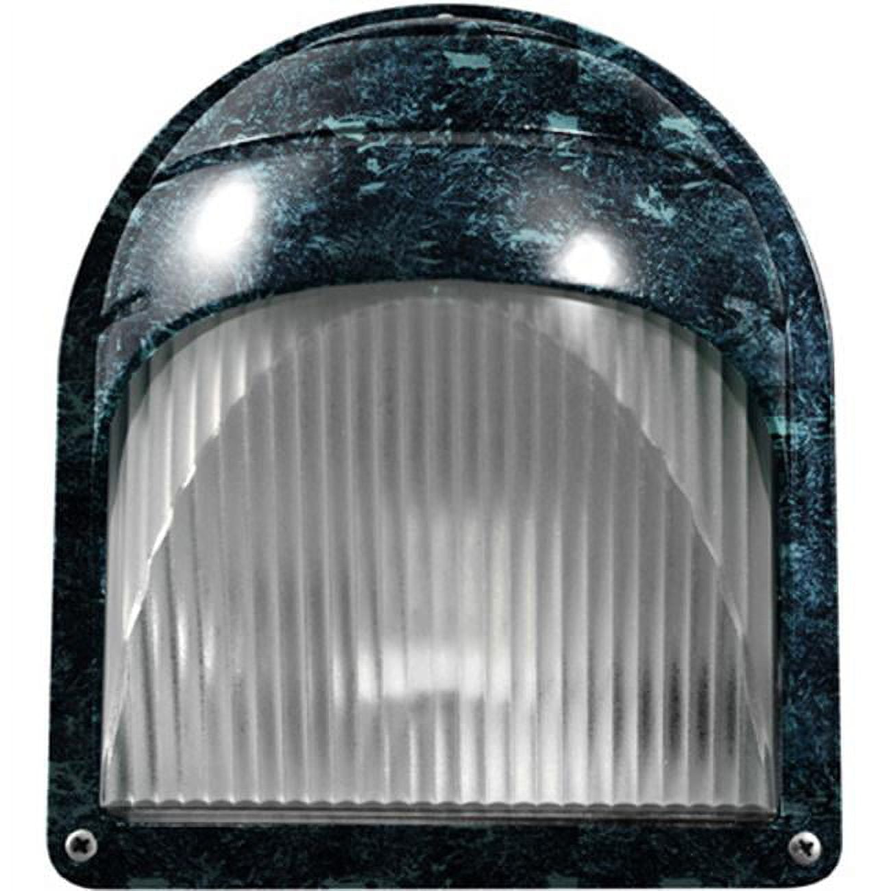 Picture of Dabmar Lighting W2986-VG 8 x 7.06 x 5 in. 120 V 26 watts Powder Coated Cast Aluminum Surface Mounted Wall Fixture Light with S26-GU-24 Flourescent Lamp, Verde Green