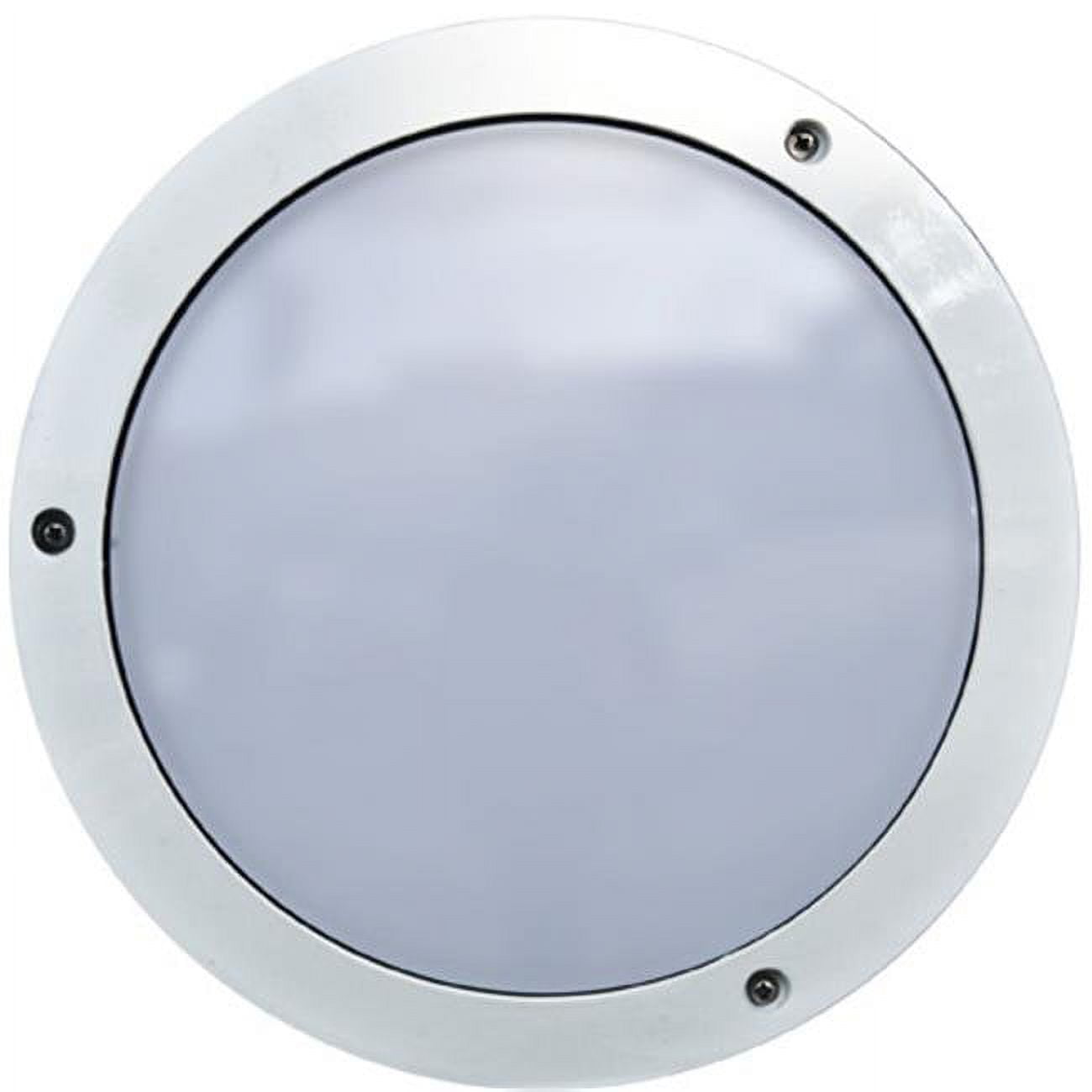 Picture of Dabmar Lighting W3900-W 10.50 x 10.50 x 2.75 in. 120 V 60 watts Incandenscent Type Powder Coated Cast Aluminum Surface Mounted Wall Fixture Light, White
