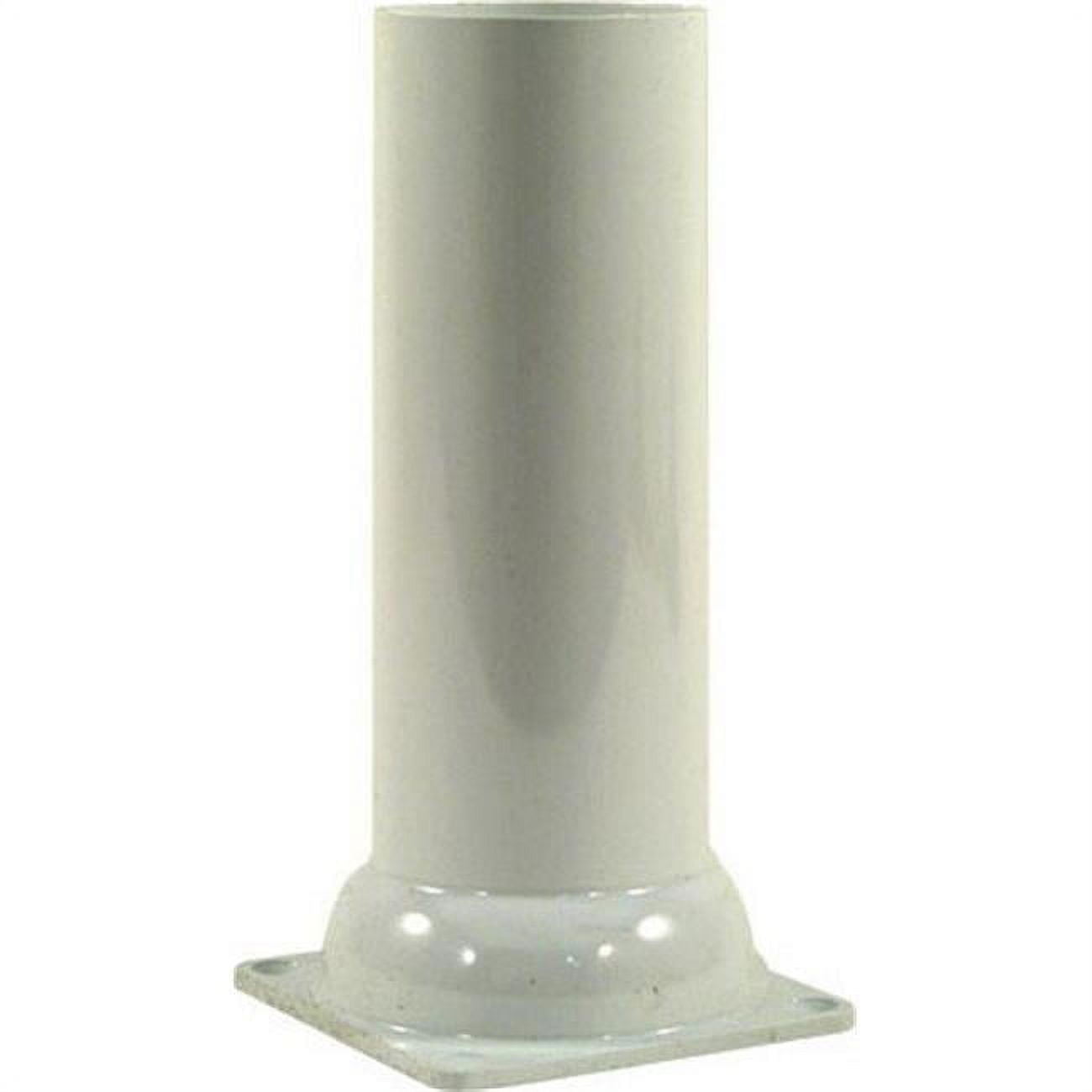 Picture of Dabmar Lighting BS200-W Plastic Pier Mount 3 in. Plastic Pier Mount O.D Galvanized Pipe&#44; White