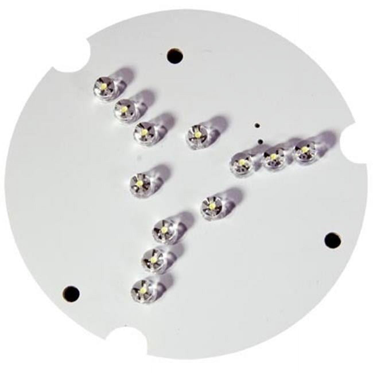 Picture of Dabmar Lighting DL-LED-BOARD-12-RND 0.7 watt 12 64K 120V Round LED Board, White