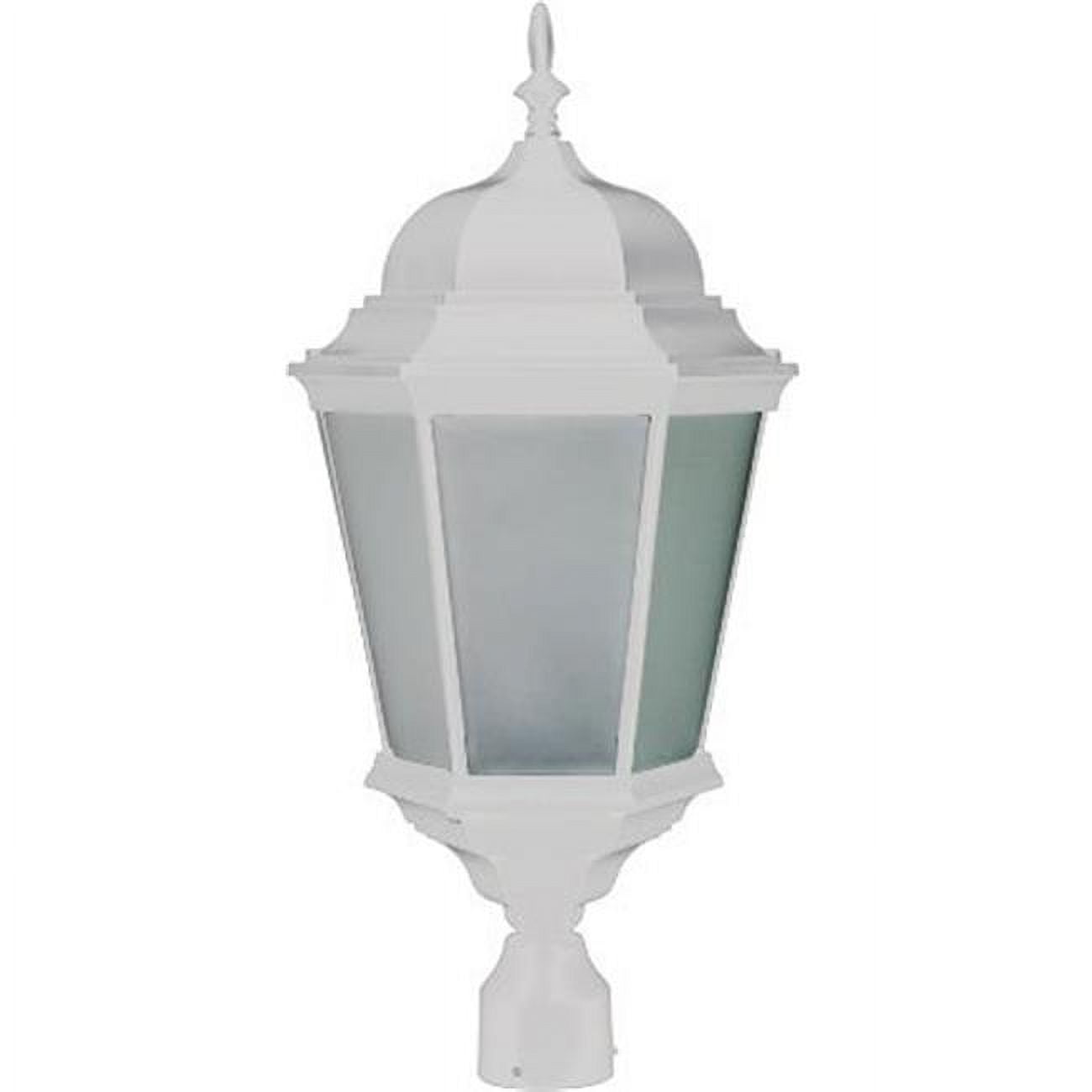 Picture of Dabmar Lighting GM235-W-FROST 120 V Incandescent Post Top Fixture with Frosted Glass, Black, Bronze, Verde Green & White