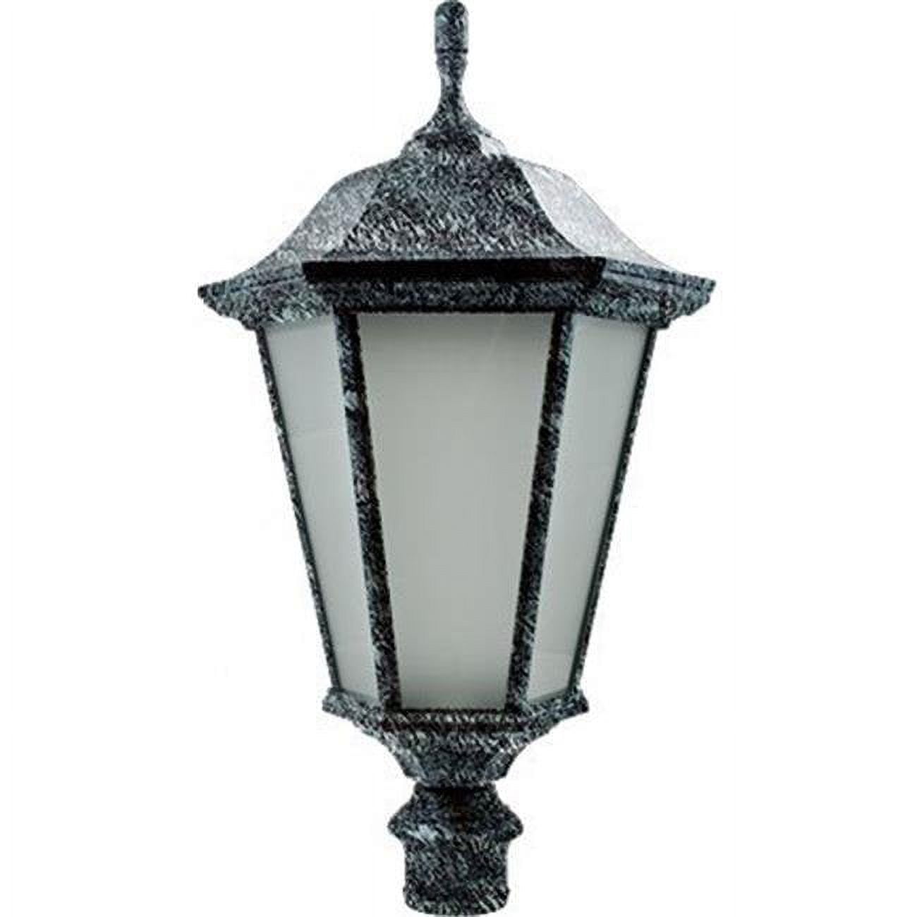 Picture of Dabmar Lighting GM225-VG-FROST 60 watts 120 V Incandescent Large Post Top Fixture with Frosted Glass, Black & Verde Green