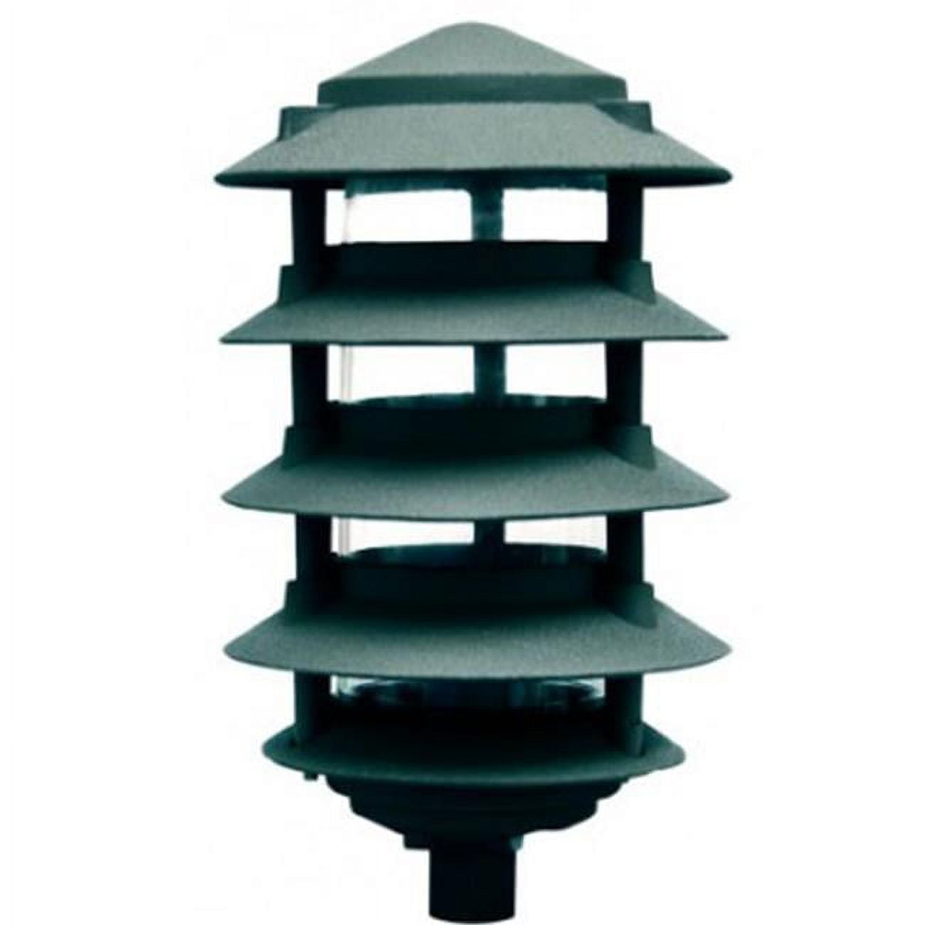Picture of Dabmar Lighting D5553-G Pagoda Fixture 5 Tier 6 in. Top 0.5 in. Base 26W DL-S26-GU24 120V&#44; Green
