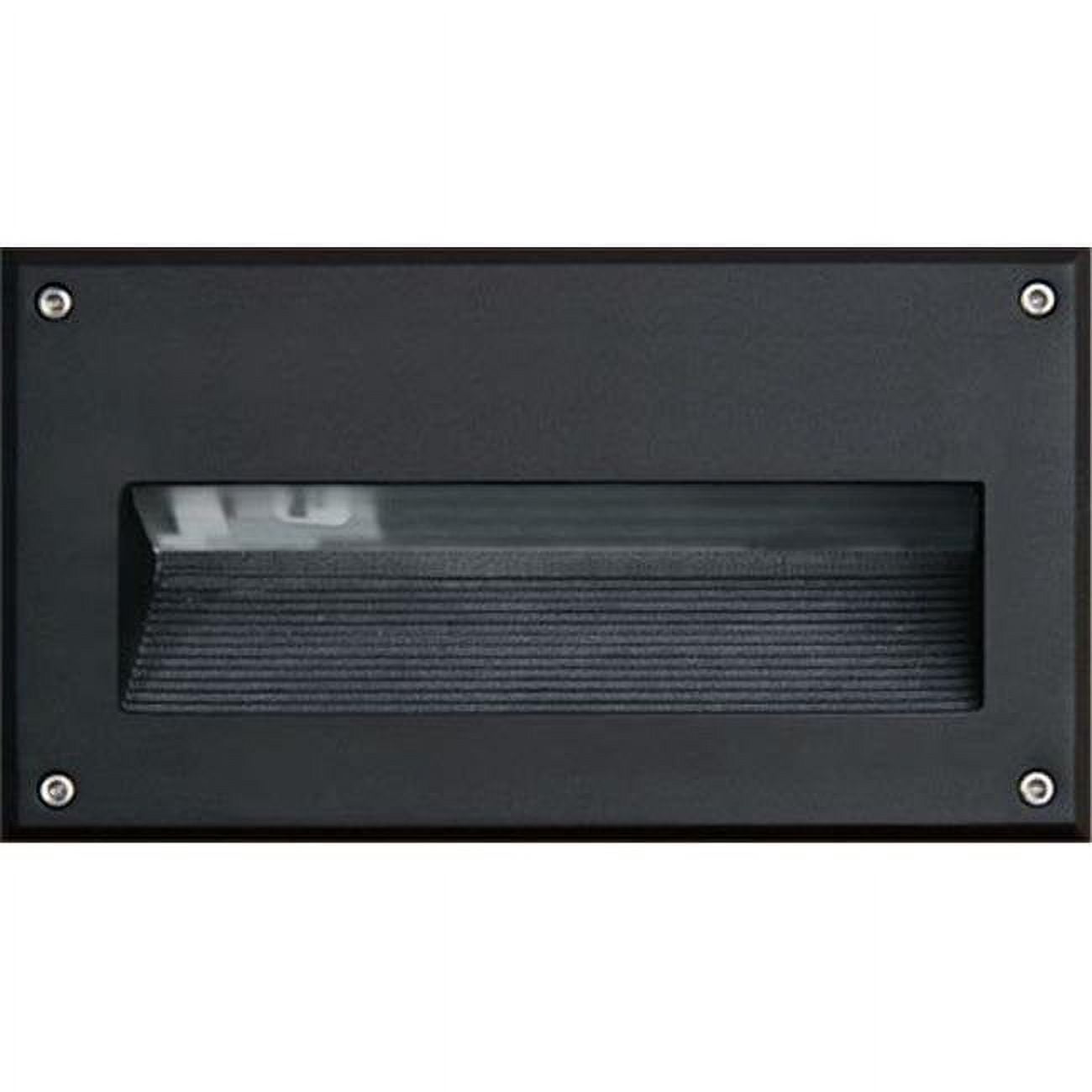 Recessed Brick, Step & Wall Light - 7W 120V, Black