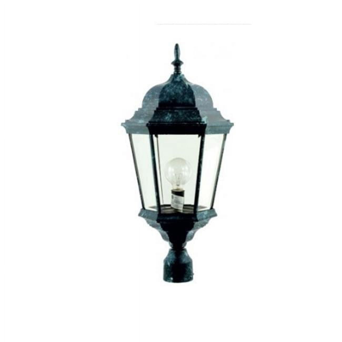 Picture of Dabmar Lighting GM235-LED30-VG Post Top Fixture with Clear Glass LED - 30W 85-265V, Verde Green