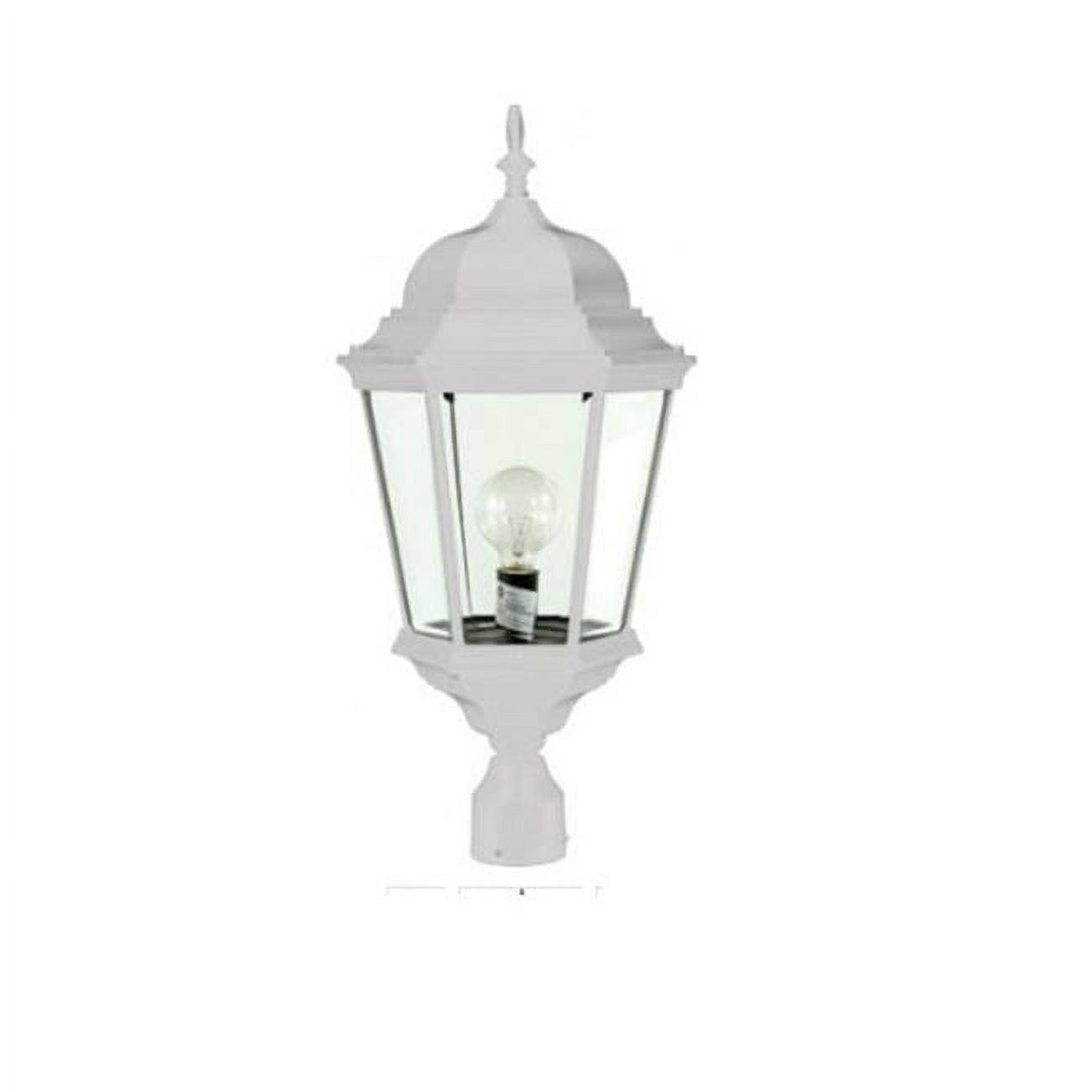 Picture of Dabmar Lighting GM235-LED30-W-FROST Post Top Fixture with Frosted Glass LED - 30W 85-265V, White