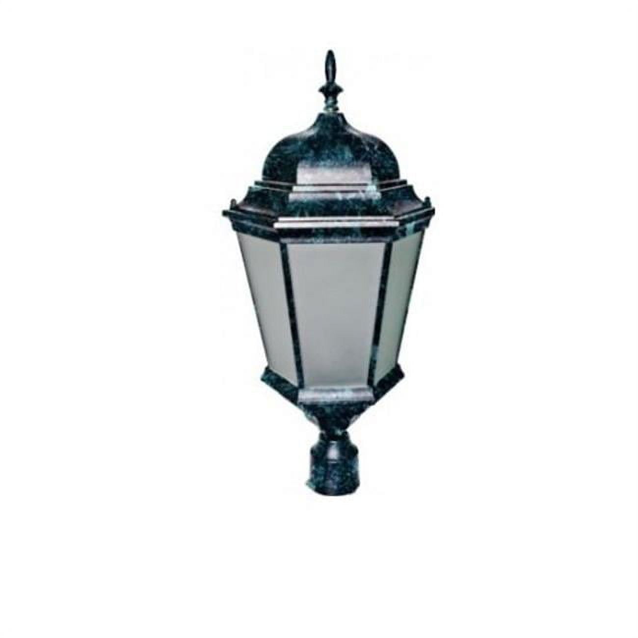 Picture of Dabmar Lighting GM235-LED30-VG-FROST Post Top Fixture with Frosted Glass LED - 30W 85-265V, Verde Green