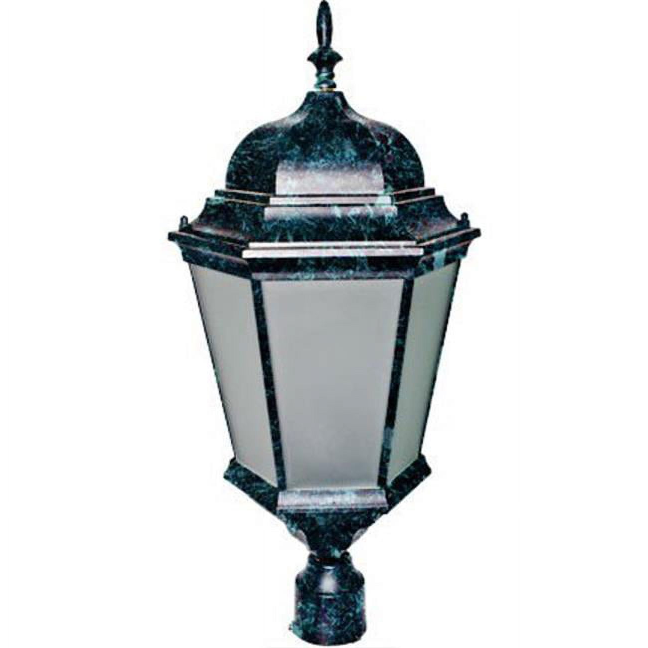 Picture of Dabmar Lighting GM236-VG-FROST Post Top Fixture with Frosted Glass - 13W DL-S13-GU24 120V, Verde Green