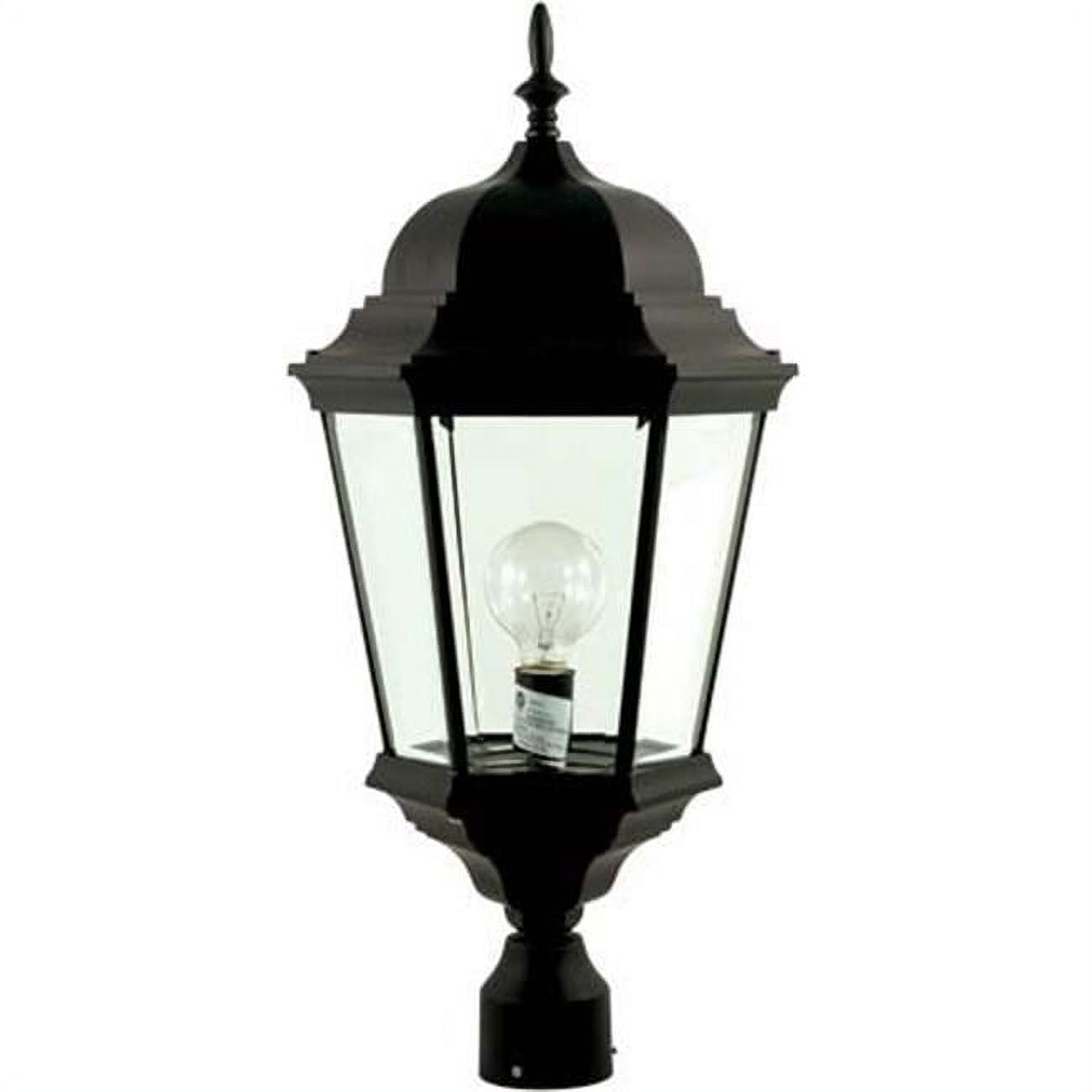 Picture of Dabmar Lighting GM237-B Post Top Fixture with Clear Glass - 26W DL-S26-GU24 120V, Black