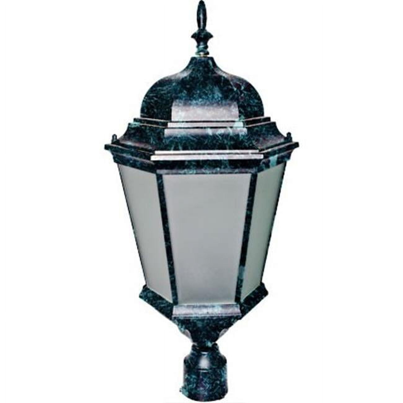 Picture of Dabmar Lighting GM237-VG-FROST Post Top Fixture with Frosted Glass 26W DL-S26-GU24 120V, Verde Green