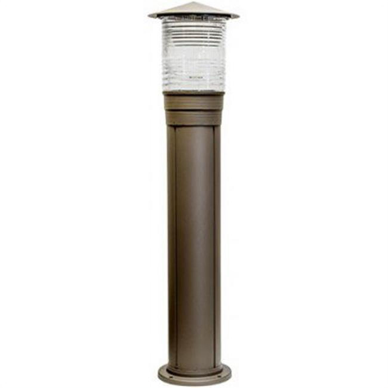 60W A-Type Powder Coated Cast Aluminum Bollard - Bronze