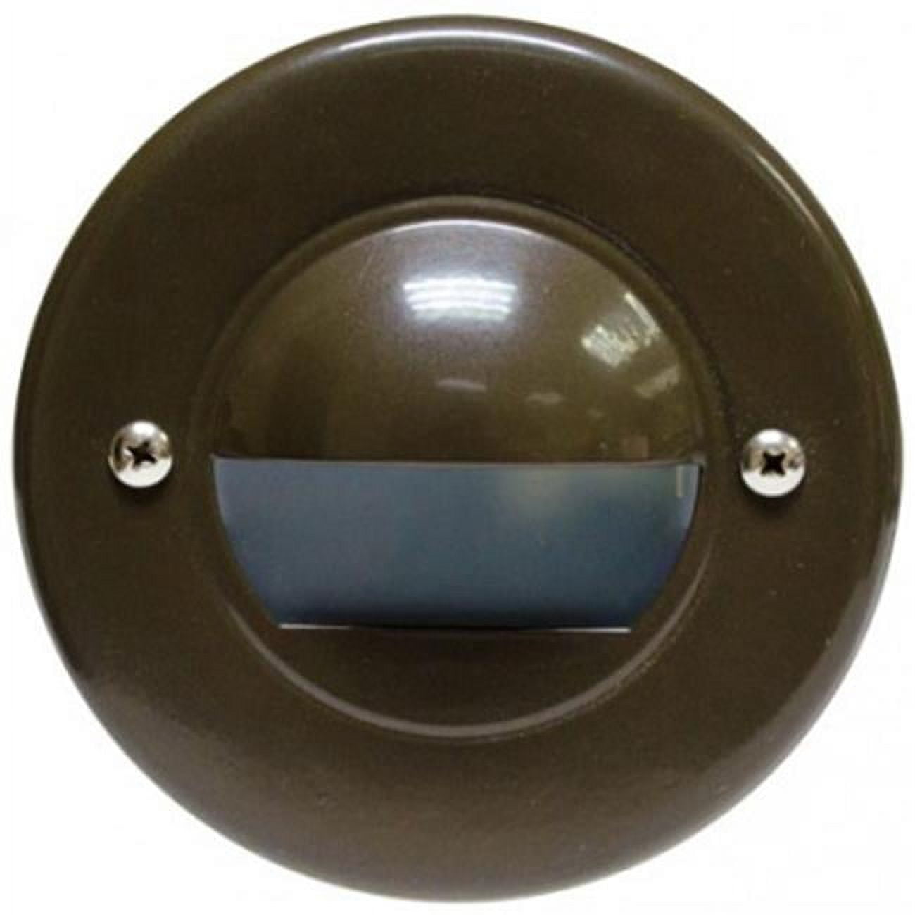 Picture of Dabmar Lighting LV702-BZ 10W & 12V JC Round Hooded Step Light - Bronze