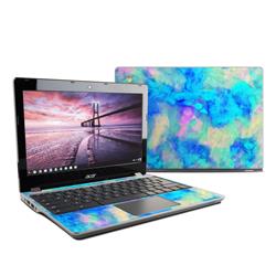Picture of Amy Sia AC74-ELECTRIFY Acer Chromebook C740 Skin - Electrify Ice Blue