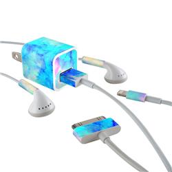 Picture of Amy Sia ACH-ELECTRIFY Apple iPhone Charge Kit Skin - Electrify Ice Blue